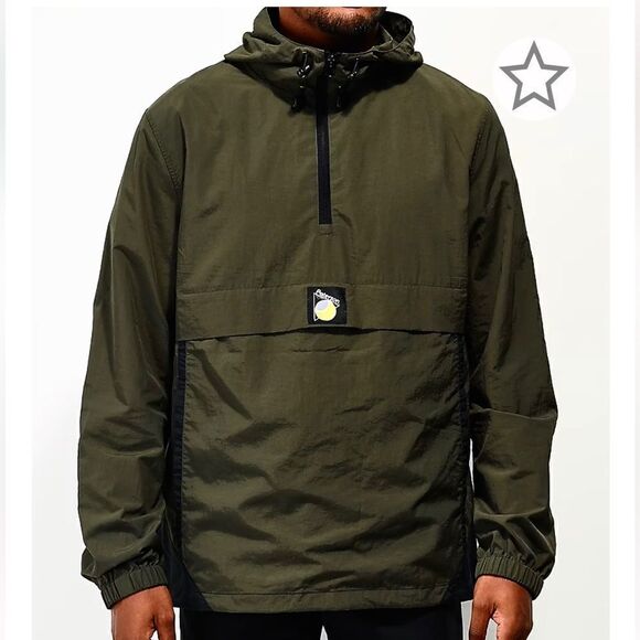 Paterson Other - Paterson Peat Green Black Anorak Nylon Jacket Small Sold Out Kangaroo Pouch